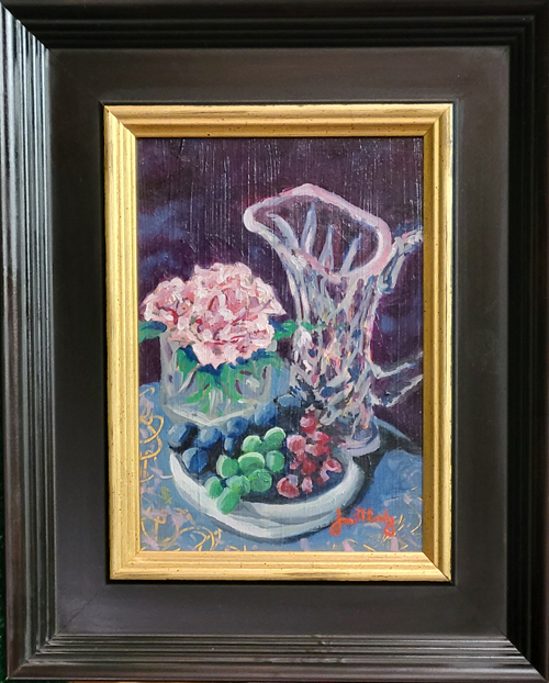 Click to view detail for Pitcher & Fruit 7x5 $290